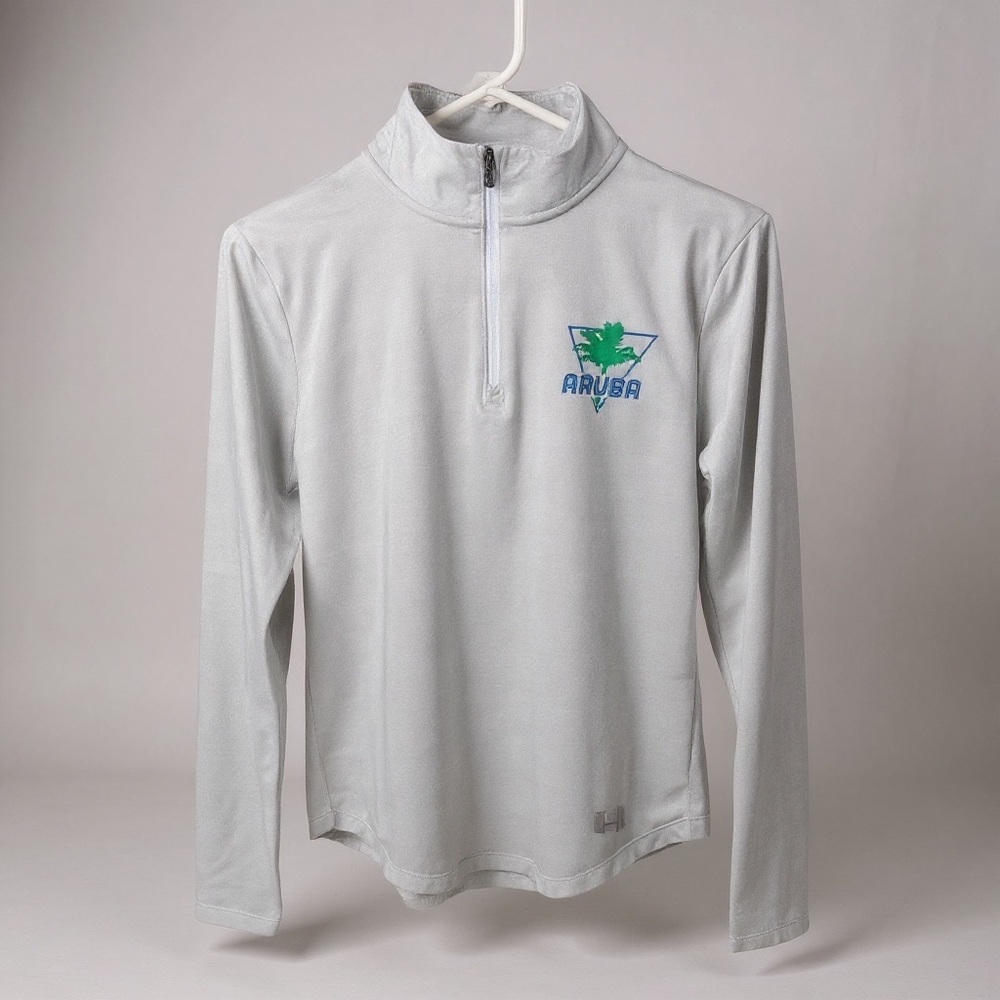 Under Armour Aruba Red Sail Sports HeatGear ¼ Zip Long Sleeve Top M Outdoor